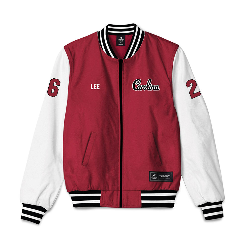 South Carolina - NCAA Women's Basketball : Jordan Lee - Bomber Jacket-0