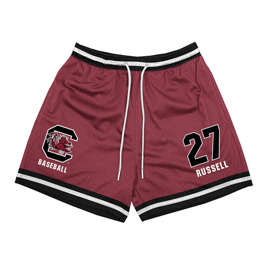 South Carolina - NCAA Baseball : Zach Russell - Shorts-0