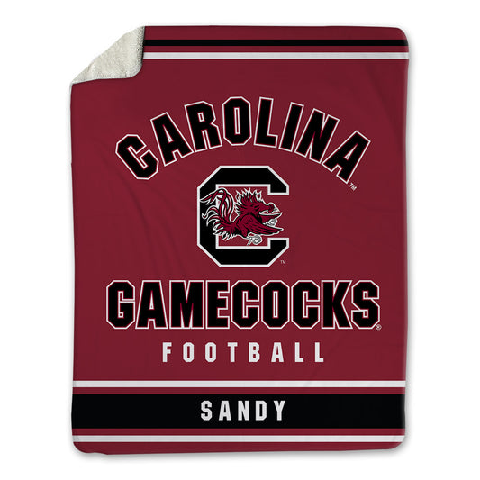 South Carolina - NCAA Football : Zahbari Sandy - Blanket-0