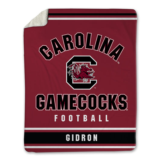 South Carolina - NCAA Football : Jordon Gidron - Blanket-0