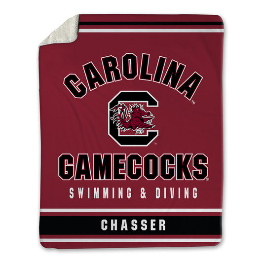 South Carolina - NCAA Women's Swimming & Diving : Caroline Chasser - Blanket-0
