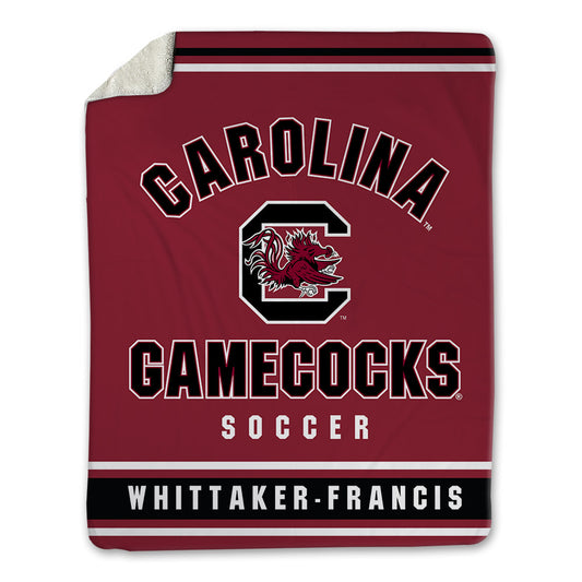 South Carolina - NCAA Men's Soccer : Isaiah Whittaker-Francis - Blanket-0