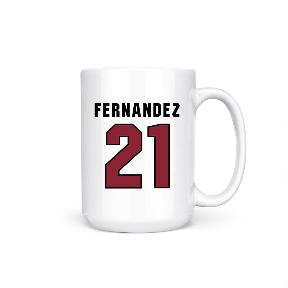 South Carolina - NCAA Men's Basketball : Juan Fernandez - Coffee Mug-0