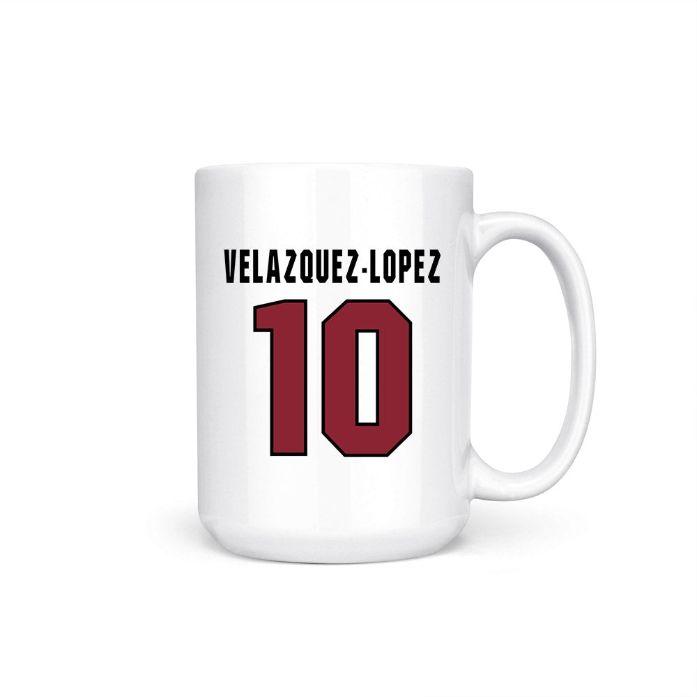 South Carolina - NCAA Men's Soccer : Alejandro Velazquez-Lopez - Coffee Mug-0
