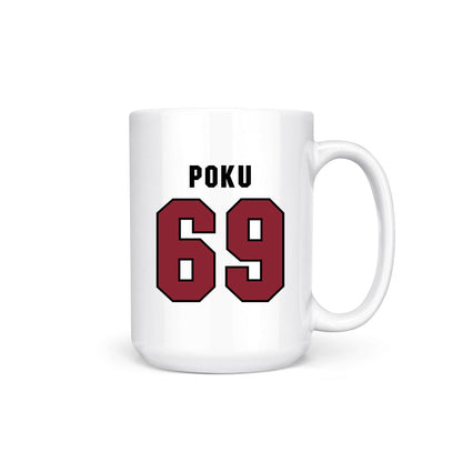 South Carolina - NCAA Football : Emmanuel Poku - Coffee Mug-0