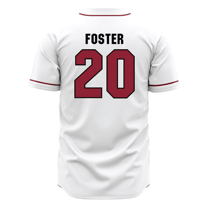 South Carolina - NCAA Baseball : Elijah Foster - White Jersey-1