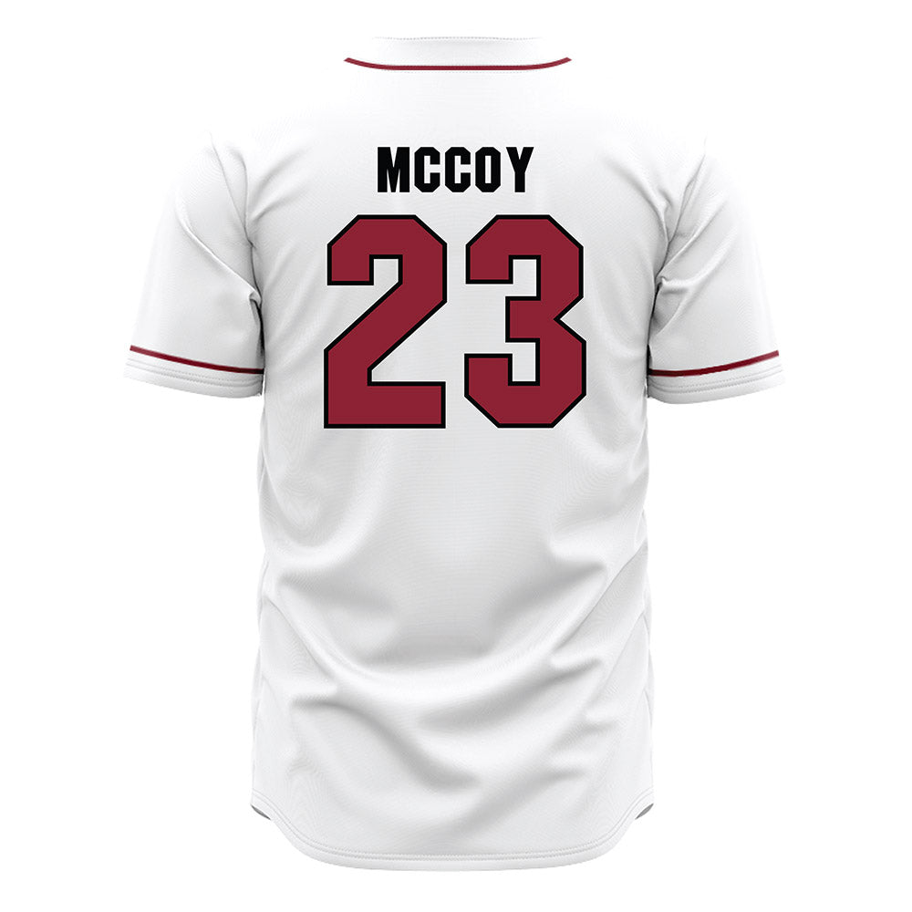 South Carolina - NCAA Baseball : Jake McCoy - White Jersey-1