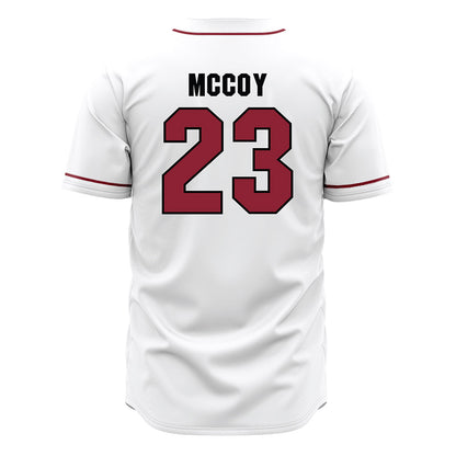 South Carolina - NCAA Baseball : Jake McCoy - White Jersey-1