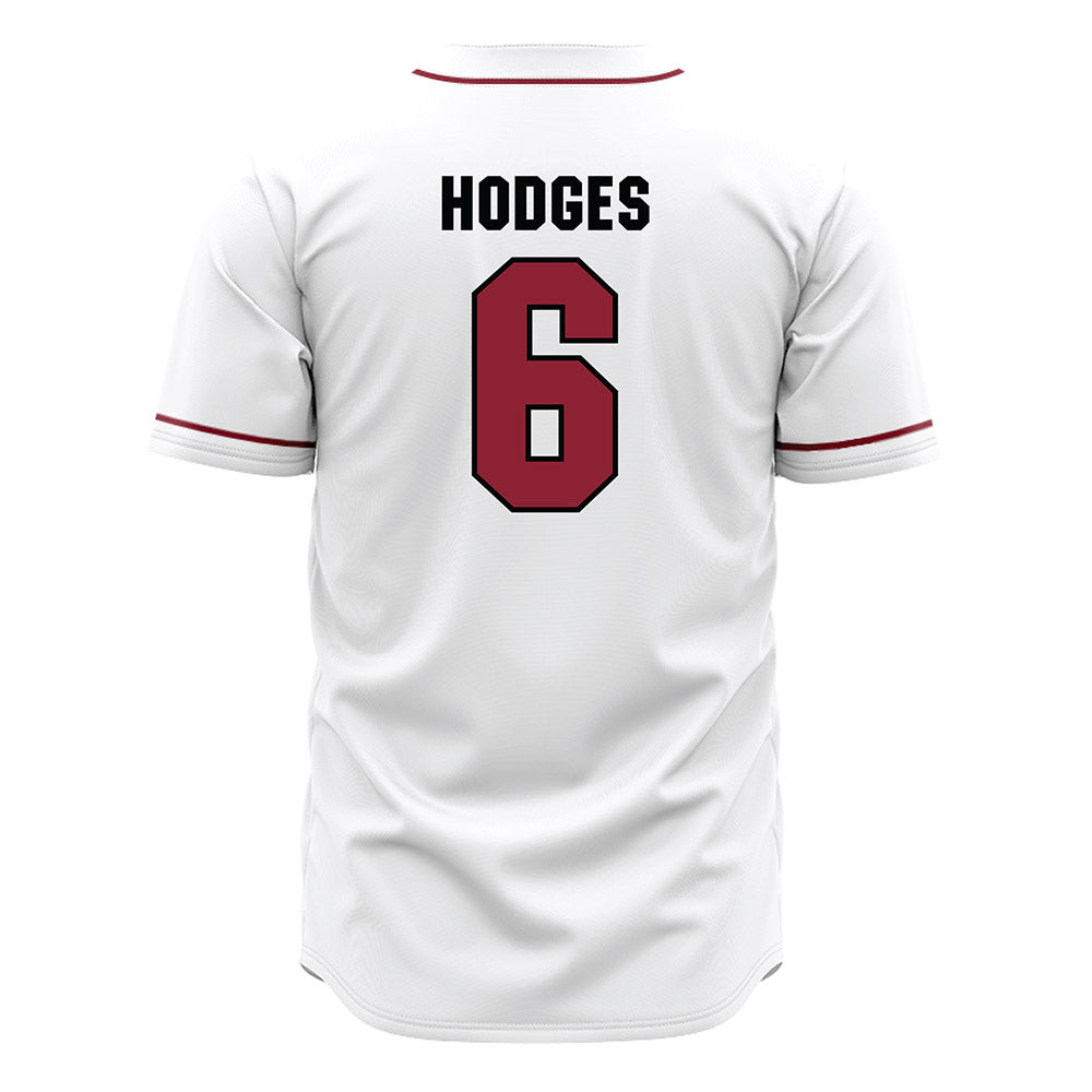 South Carolina - NCAA Baseball : Bradley Hodges - White Jersey-1