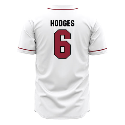 South Carolina - NCAA Baseball : Bradley Hodges - White Jersey-1