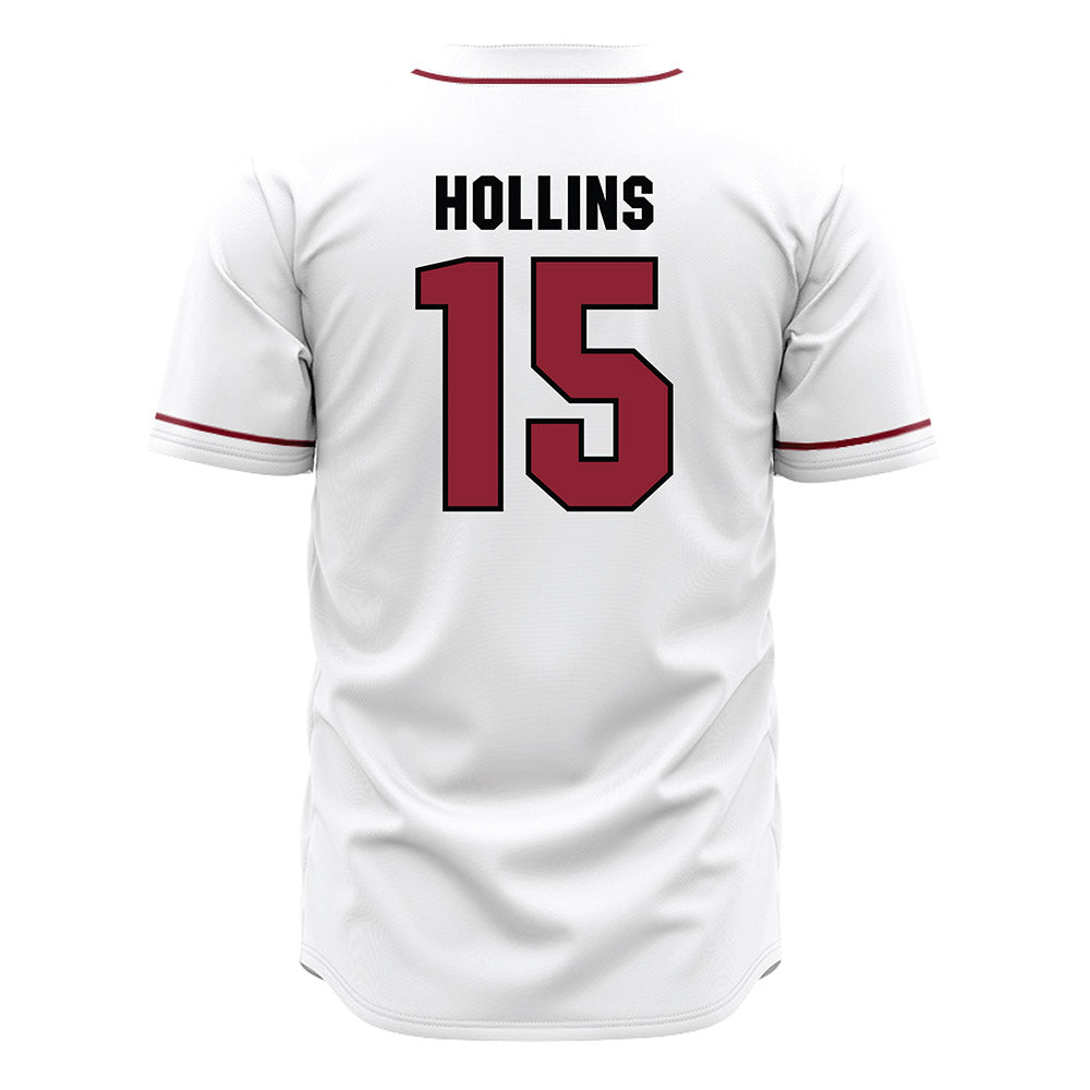 South Carolina - NCAA Baseball : Beau Hollins - White Jersey-1