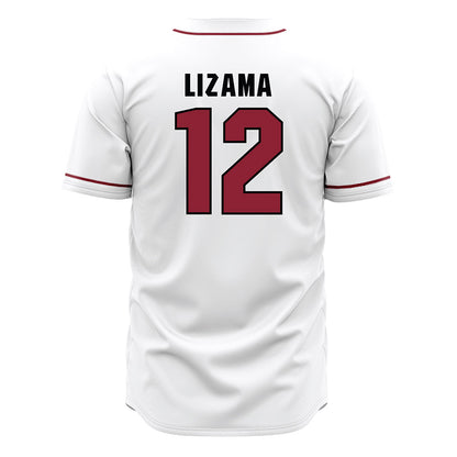South Carolina - NCAA Baseball : Ethan Lizama - White Jersey-1