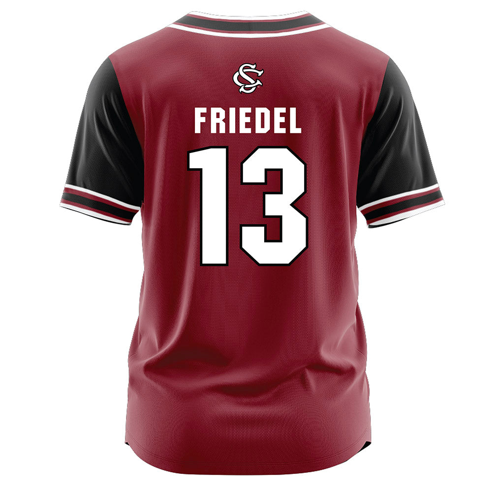 South Carolina - NCAA Softball : Emma Friedel - Garnet Jersey-1