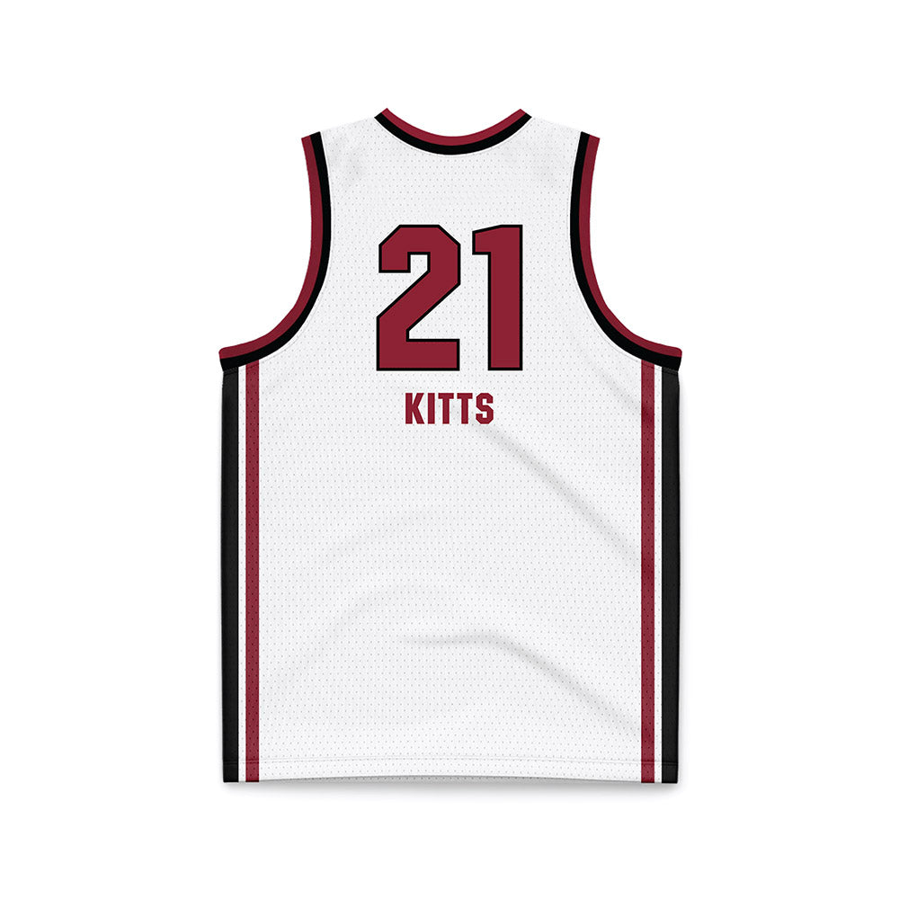 South Carolina - NCAA Women's Basketball : Chloe Kitts - White Basketball Jersey-1