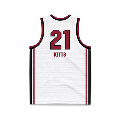 South Carolina - NCAA Women's Basketball : Chloe Kitts - White Basketball Jersey-1