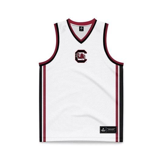 South Carolina - NCAA Men's Basketball : Nordin Kapic - White Basketball Jersey-0