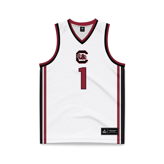 South Carolina - NCAA Women's Basketball : Maddy McDaniel - White Basketball Jersey-0