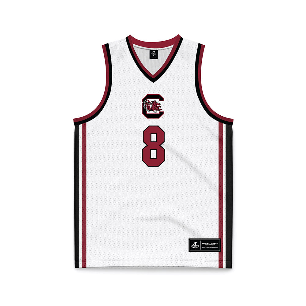 South Carolina - NCAA Men's Basketball : Kory Mincy - White Basketball Jersey-0