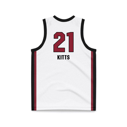 South Carolina - NCAA Women's Basketball : Chloe Kitts - White Basketball Jersey-1