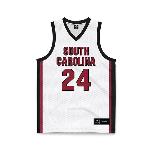 South Carolina - NCAA Men's Basketball : Nordin Kapic - White Basketball Jersey-0