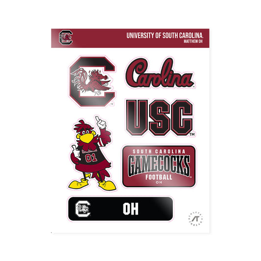 South Carolina - NCAA Football : Matthew Oh - Sticker Sheet-0