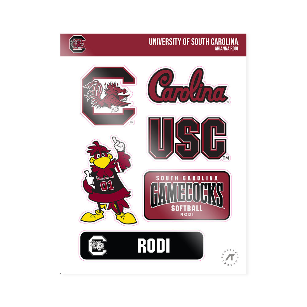 South Carolina - NCAA Softball : Arianna Rodi - Sticker Sheet-0