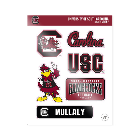 South Carolina - NCAA Football : Charles Mullaly - Sticker Sheet-0