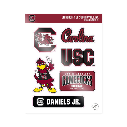 South Carolina - NCAA Football : Kendall Daniels Jr. - Sticker Sheet-0