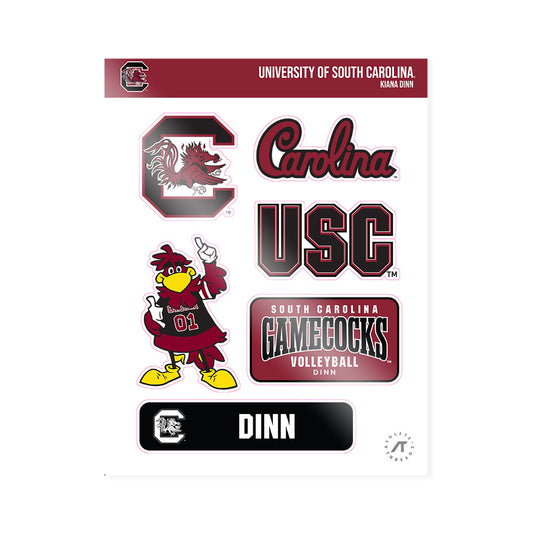 South Carolina - NCAA Women's Volleyball : Kiana Dinn - Sticker Sheet-0