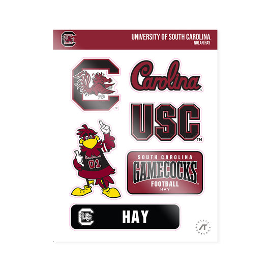 South Carolina - NCAA Football : Nolan Hay - Sticker Sheet-0