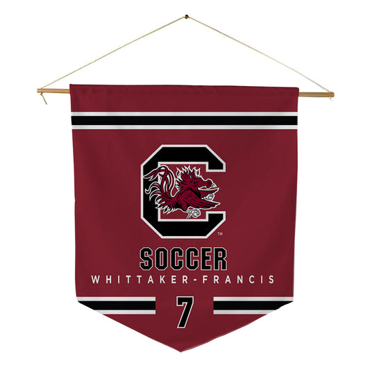 South Carolina - NCAA Men's Soccer : Isaiah Whittaker-Francis - Pennant - 18" x 21"-0