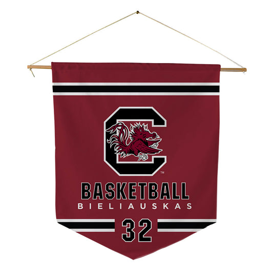 South Carolina - NCAA Men's Basketball : Aleksas Bieliauskas - Pennant - 18" x 21"-0