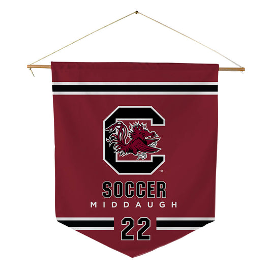 South Carolina - NCAA Women's Soccer : Sydney Middaugh - Pennant - 18" x 21"-0