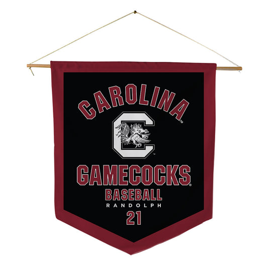 South Carolina - NCAA Baseball : Jake Randolph - Pennant - 18" x 21"-0