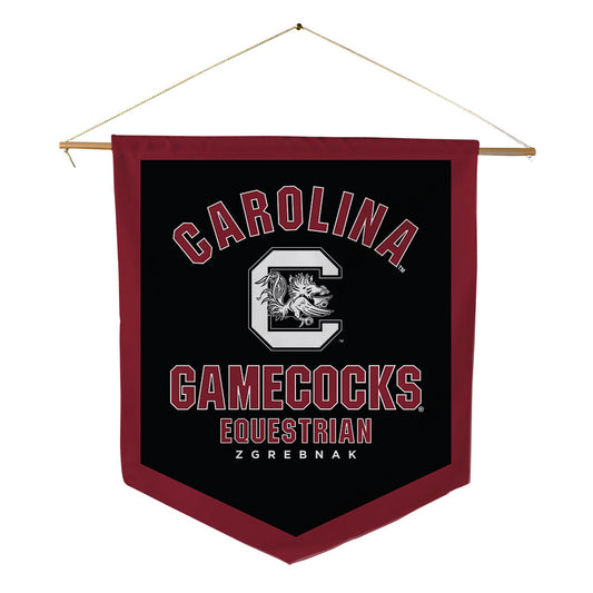 South Carolina - NCAA Equestrian : Emma Zgrebnak - Pennant - 18" x 21"-0