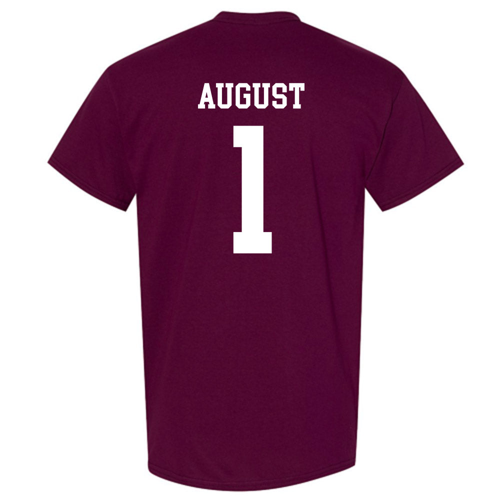 Texas A&M - NCAA Women's Soccer : Makenna August - Classic Shersey T-Shirt-1