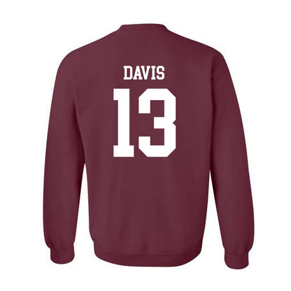 Texas A&M - NCAA Football : Myles Davis - Classic Shersey Crewneck Sweatshirt-1