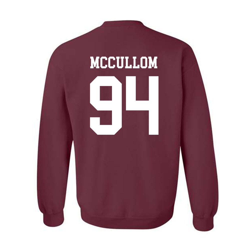 Texas A&M - NCAA Football : Angelo McCullom - Classic Shersey Crewneck Sweatshirt-1