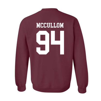 Texas A&M - NCAA Football : Angelo McCullom - Classic Shersey Crewneck Sweatshirt-1