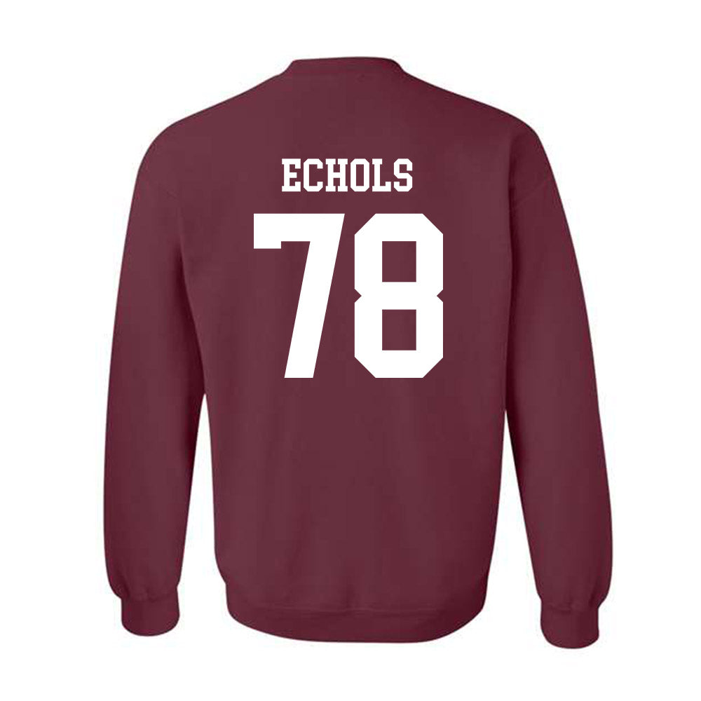 Texas A&M - NCAA Football : Coen Echols - Classic Shersey Crewneck Sweatshirt-1