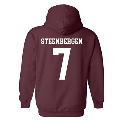 Texas A&M - NCAA Women's Basketball : Pien Steenbergen - Classic Shersey Hooded Sweatshirt-1