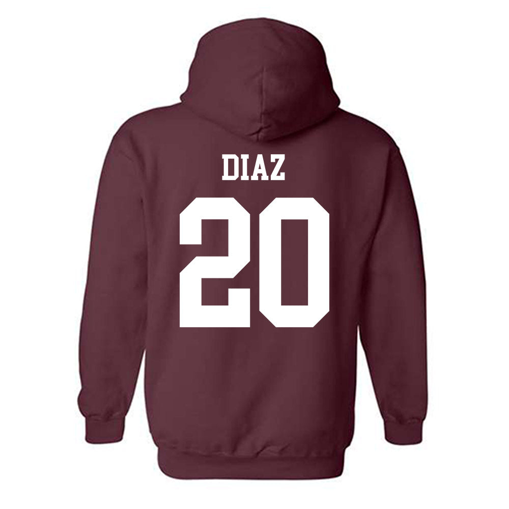Texas A&M - NCAA Women's Soccer : Leah Diaz - Classic Shersey Hooded Sweatshirt-1