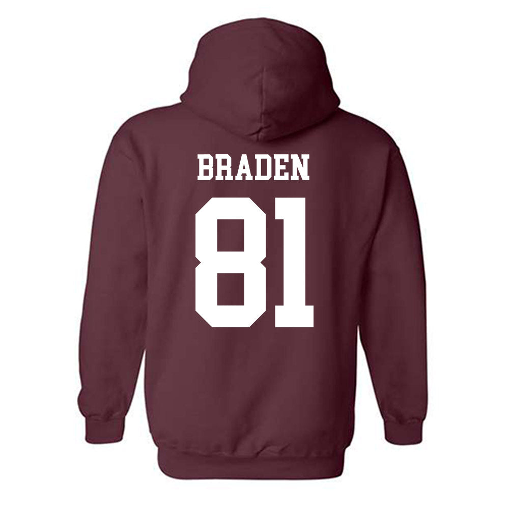 Texas A&M - NCAA Football : Luke Braden - Classic Shersey Hooded Sweatshirt-1