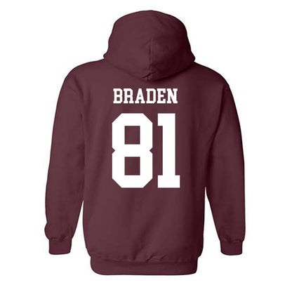 Texas A&M - NCAA Football : Luke Braden - Classic Shersey Hooded Sweatshirt-1