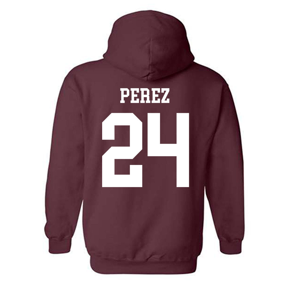 Texas A&M - NCAA Softball : Mya Perez - Classic Shersey Hooded Sweatshirt-1