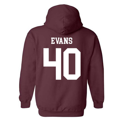 Texas A&M - NCAA Football : Gray Evans - Classic Shersey Hooded Sweatshirt-1