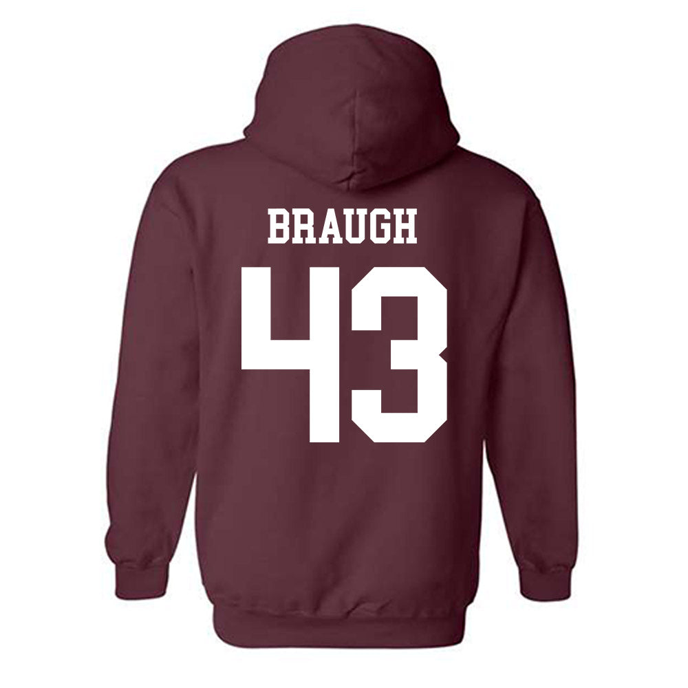 Texas A&M - NCAA Football : Carter Braugh - Classic Shersey Hooded Sweatshirt-1