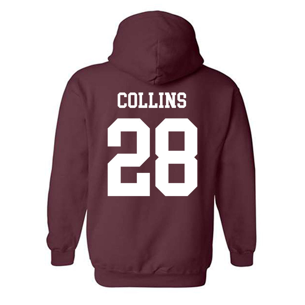 Texas A&M - NCAA Football : Chance Collins - Classic Shersey Hooded Sweatshirt-1