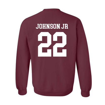 Texas A&M - NCAA Football : Rashad "Tom Tom" Johnson Jr - Classic Shersey Crewneck Sweatshirt-1