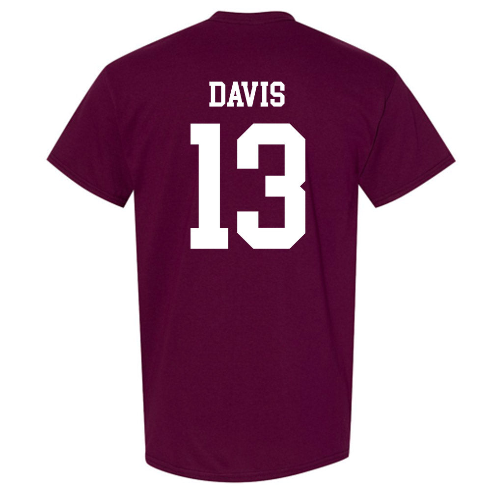 Texas A&M - NCAA Football : Myles Davis - Classic Shersey T-Shirt-1
